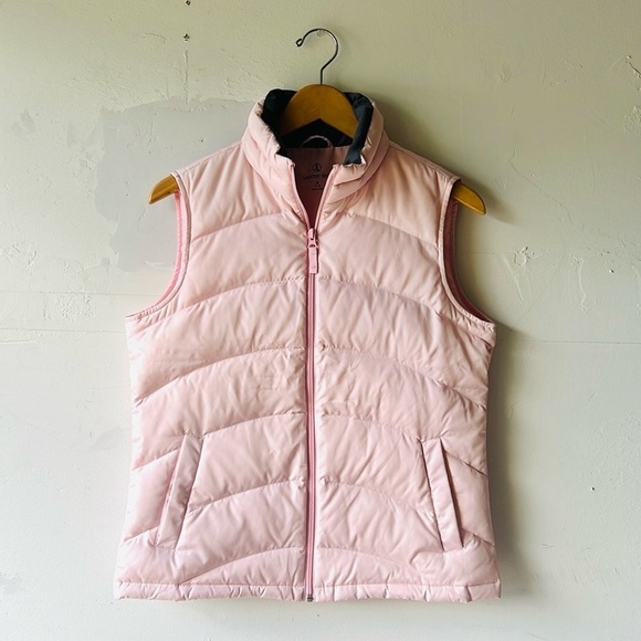 Lands' End Jackets & Blazers - Land’s End Pink Puffer Vest
